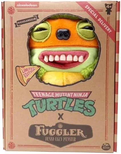 ZURU Fuggler 9 Inch Teenage Mutant Ninja Turtles Michelangelo Limited Edition Plush