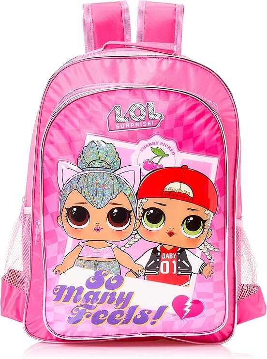 L.O.L Surprise! BACKPACK COLOR & STYLE,W/5PCS WASHAB Kids Backpack School Fun