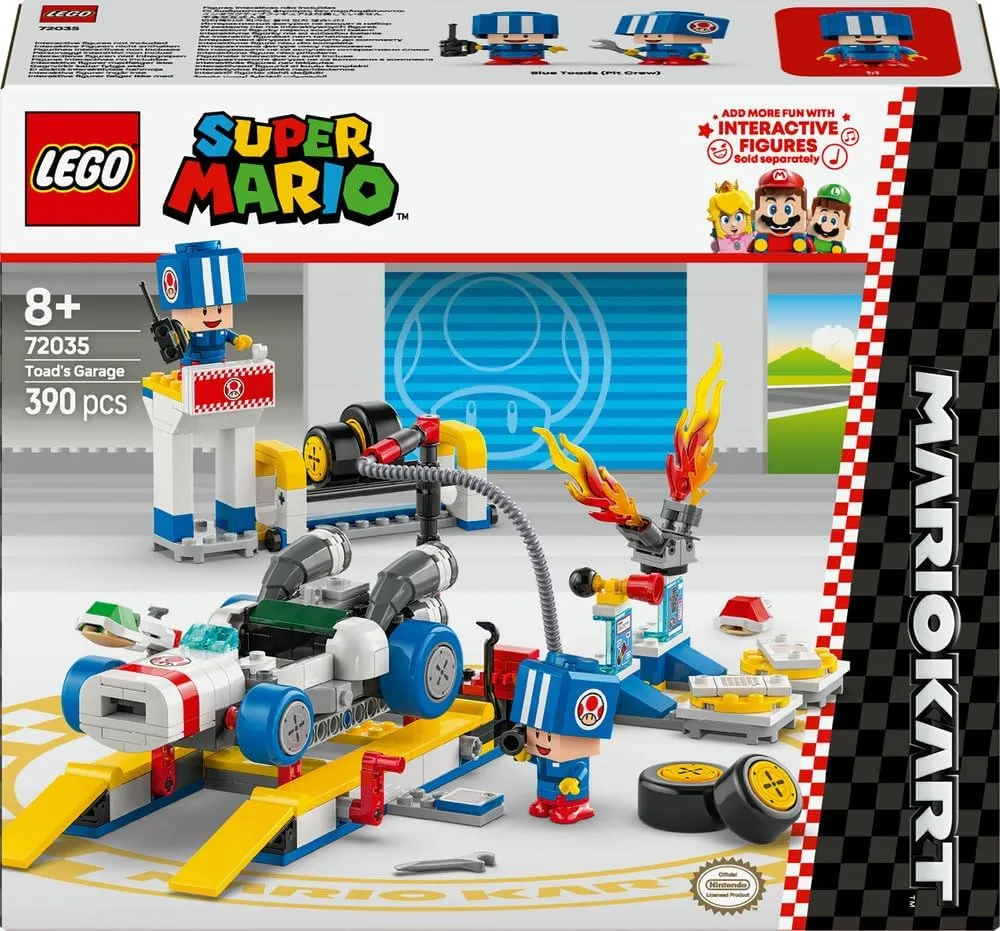 LEGO Super Mario 72035 Mario Kart Toads Garage Set