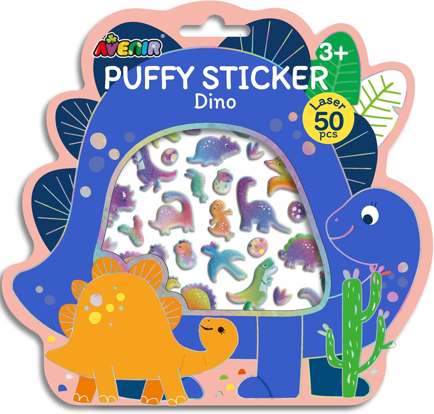 Puffy Sticker Dino_x000D_