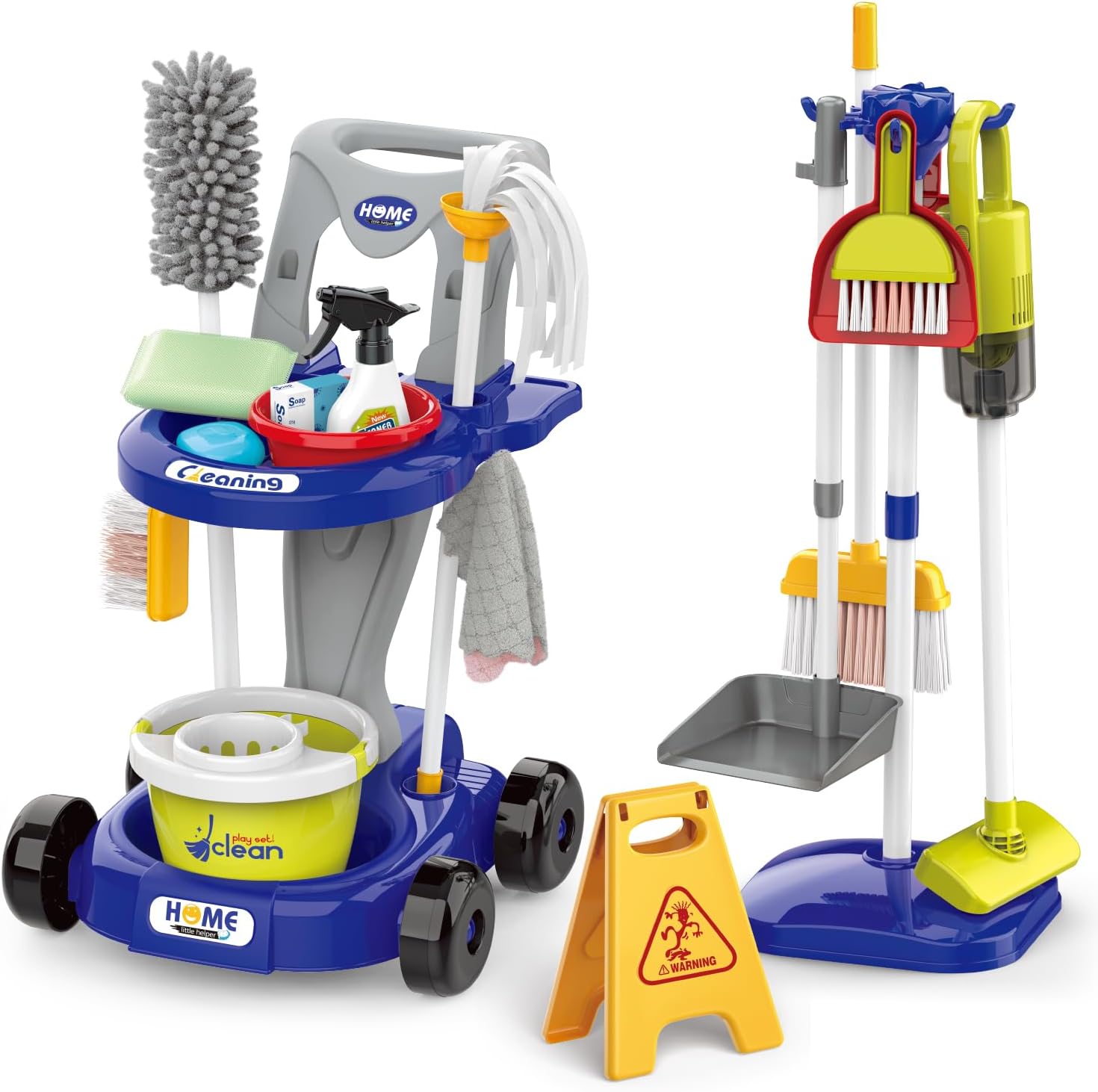 Toy Cleaner Set for Pretend Household Activities and Interactive Roleplay Fun for Children