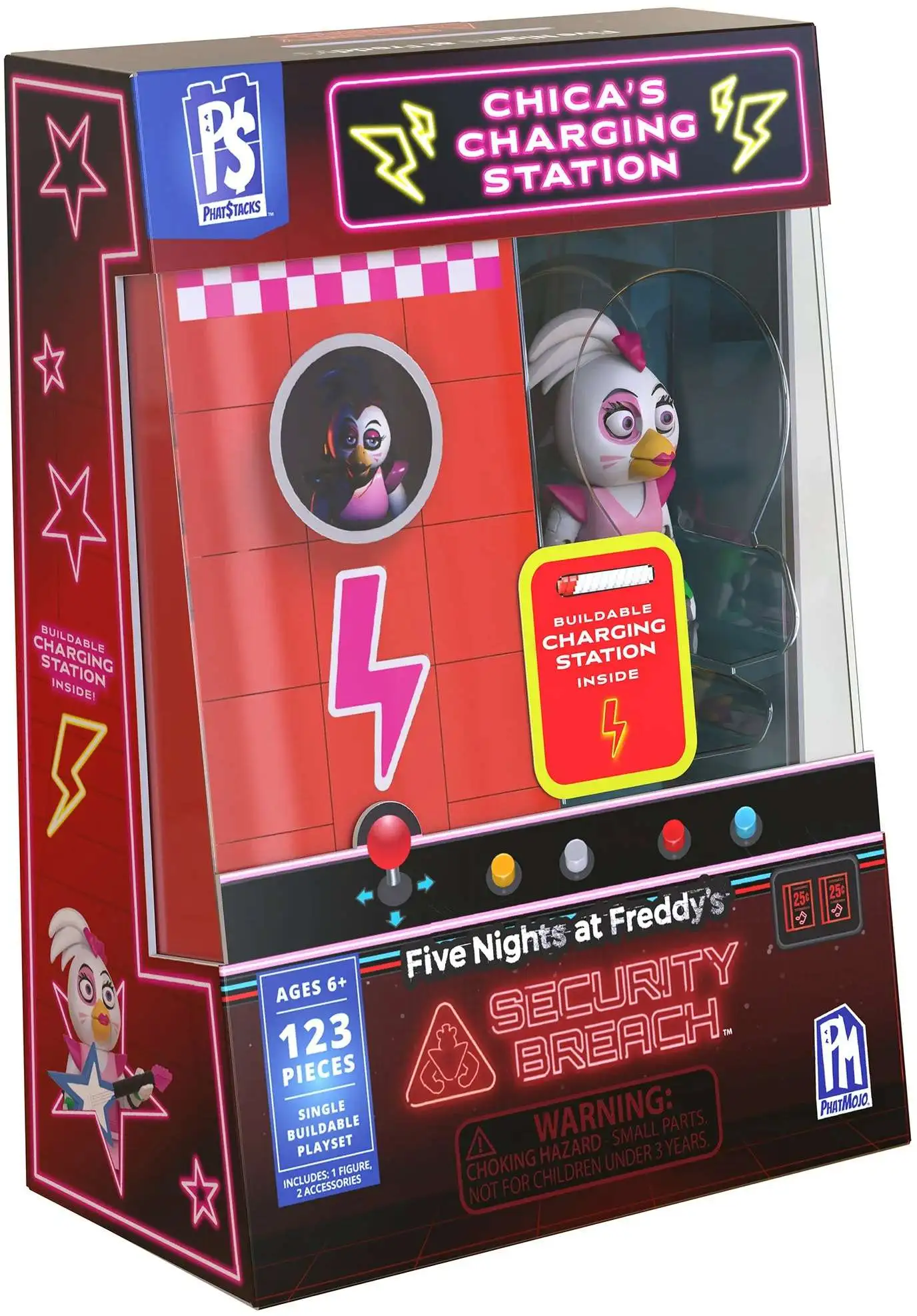 FNAF - Charging Station Security Breach Construction Set - Chica