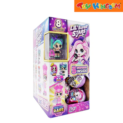 Cute Club Super Starz Collectible offers a dazzling set of mini dolls with star-themed outfits and accessories, perfect for imaginative play and collection.