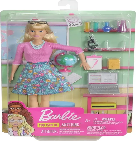 Mattel Barbie You Can Be Anything Teacher Doll With Classroom Accessories